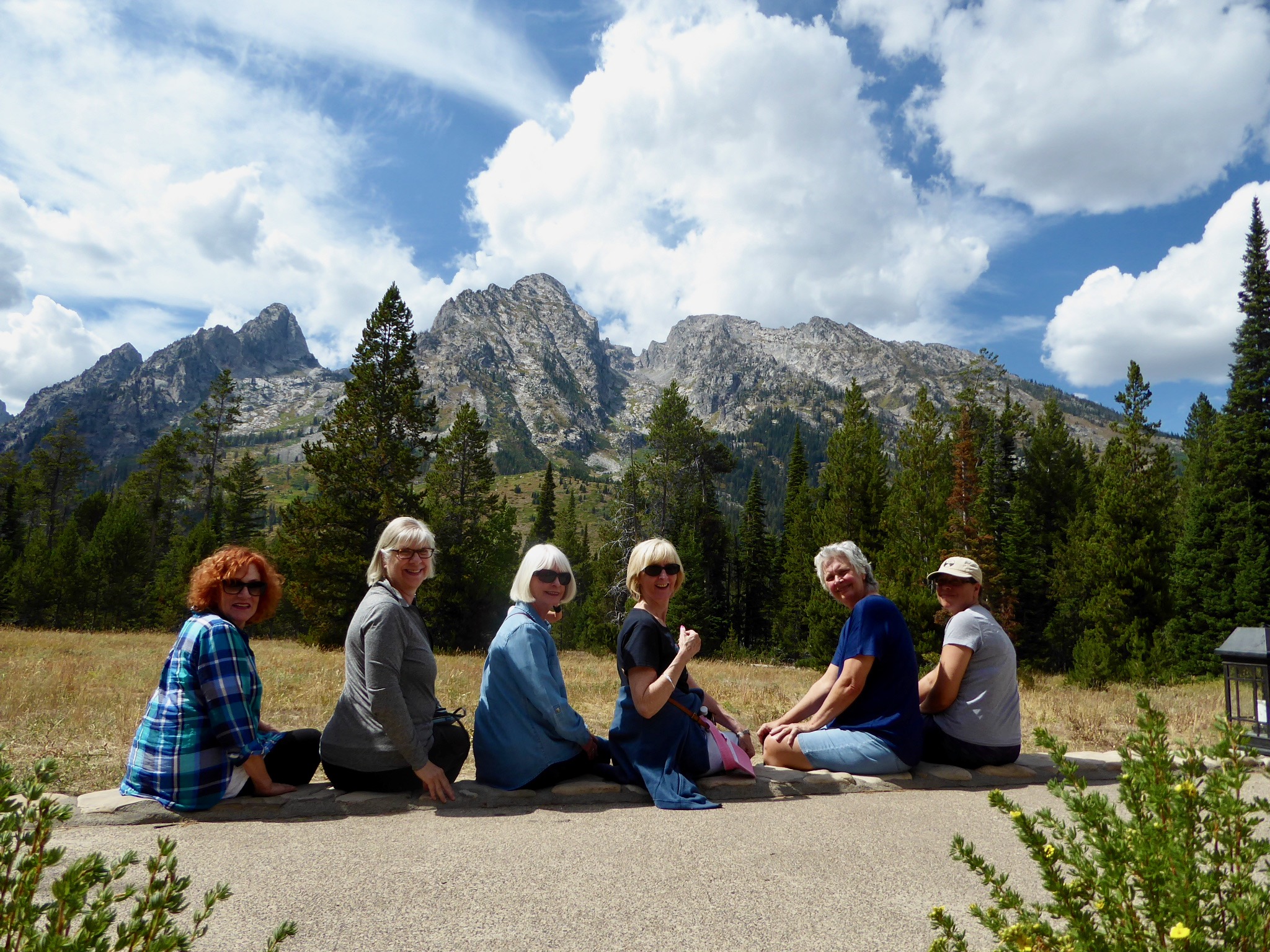 WTT women enjoying the view
